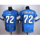 nike nfl jerseys detroit lions #72 tomlinson blue[Elite]