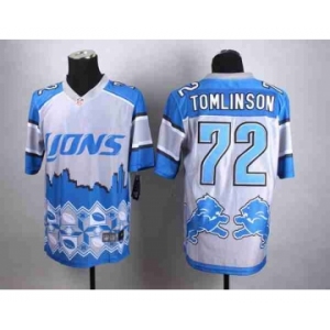 nike nfl jerseys detroit lions #72 tomlinson noble fashion[2015 Elite]