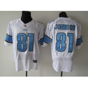 nike nfl jerseys detroit lions #81 calvin johnson white[elite]