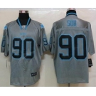 nike nfl jerseys detroit lions #90 ndamukong suh grey[Elite lights out]