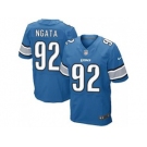 nike nfl jerseys detroit lions #92 ngata blue[Elite]