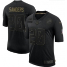 Men Detroit Lions #20 Barry Sanders Nike 2020 Salute To Service Retired Limited Jersey Black