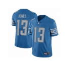 Men Nike Detroit Lions #13 T.J. Jones Blue Team Color Vapor Untouchable Limited Player NFL Jersey