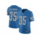 Men Nike Detroit Lions #35 Miles Killebrew Blue Team Color Vapor Untouchable Limited Player NFL Jersey