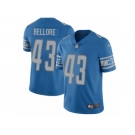 Men Nike Detroit Lions #43 Nick Bellore Blue Team Color Vapor Untouchable Limited Player NFL Jersey