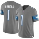 Men's Detroit Lions #1 Terrion Arnold Gray 2024 Draft F.U.S.E. Vapor Untouchable Limited Football Stitched Jersey