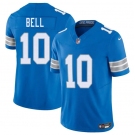 Men's Detroit Lions #10 Ronnie Bell Blue 2025 F.U.S.E. Vapor Limited Football Stitched Jersey