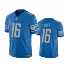 Men's Detroit Lions #16 Jared Goff Blue 2023 F.U.S.E. Vapor Untouchable Limited Stitched Jersey