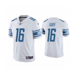 Men's Detroit Lions #16 Jared Goff White Vapor Untouchable Limited Stitched Football Jersey