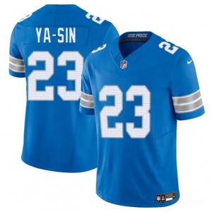 Men's Detroit Lions #23 Rock Ya-Sin Blue 2025 F.U.S.E. Vapor Limited Football Stitched Jersey