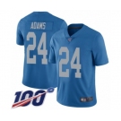 Men's Detroit Lions #24 Andrew Adams Blue Alternate Vapor Untouchable Limited Player 100th Season Football Jersey