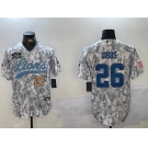 Men's Detroit Lions #26 Jahmyr Gibbs 2024 Arctic Camo Salute To Service Stitched Baseball Jerseys