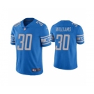 Men's Detroit Lions #30 Jamaal Williams Blue Vapor Untouchable Limited Stitched Jersey