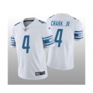 Men's Detroit Lions #4 DJ Chark Jr. White Vapor Untouchable Limited Stitched Jersey