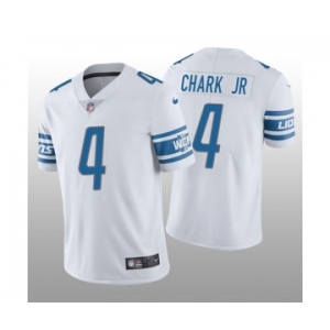 Men's Detroit Lions #4 DJ Chark Jr. White Vapor Untouchable Limited Stitched Jersey