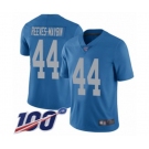 Men's Detroit Lions #44 Jalen Reeves-Maybin Blue Alternate Vapor Untouchable Limited Player 100th Season Football Jersey