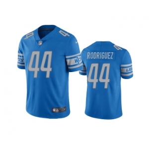 Men's Detroit Lions #44 Malcolm Rodriguez Blue Vapor Untouchable Limited Stitched Jersey