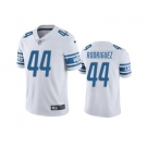 Men's Detroit Lions #44 Malcolm Rodriguez White Vapor Untouchable Limited Stitched Jersey