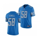 Men's Detroit Lions #58 Penei Sewell 2021 Football Draft Blue Vapor Untouchable Limited Stitched Football Jersey