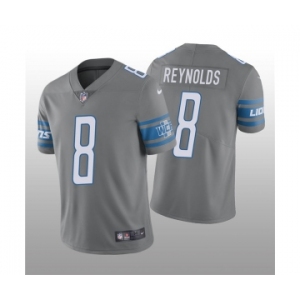 Men's Detroit Lions #8 Josh Reynolds Grey Vapor Untouchable Limited Stitched Jersey