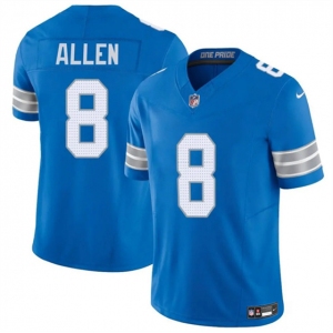 Men's Detroit Lions #8 Kyle Allen Blue 2025 F.U.S.E. Vapor Limited Football Stitched Jersey