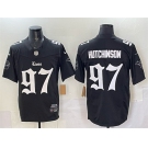Men's Detroit Lions #97 Aidan Hutchinson Black 2025 F.U.S.E. 'Gothic Motor Grit Edition' Vapor Limited Stitched Football Jersey
