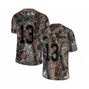 Men's Nike Detroit Lions #13 T.J. Jones Limited Camo Rush Realtree NFL Jersey