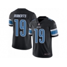 Men's Nike Detroit Lions #19 Andre Roberts Limited Black Rush NFL Jersey