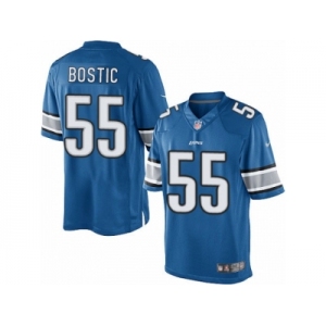 Men's Nike Detroit Lions #55 Jon Bostic Limited Light Blue Team Color NFL Jersey