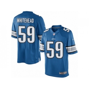 Men's Nike Detroit Lions #59 Tahir Whitehead Limited Light Blue Team Color NFL Jersey