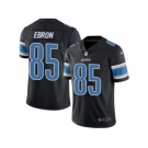 Men's Nike Detroit Lions #85 Eric Ebron Limited Black Rush NFL Jersey