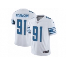 Men's Nike Detroit Lions #91 A'Shawn Robinson Vapor Untouchable Limited White NFL Jersey