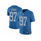 Men's Nike Detroit Lions #97 Akeem Spence Limited Blue Alternate NFL Jersey