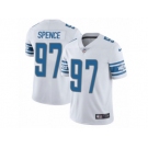 Men's Nike Detroit Lions #97 Akeem Spence Limited White NFL Jersey