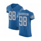 Men's Nike Detroit Lions #98 Damon Harrison Blue Team Color Vapor Untouchable Limited Player NFL Jersey