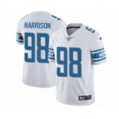 Men's Nike Detroit Lions #98 Damon Harrison White Vapor Untouchable Limited Player NFL Jersey