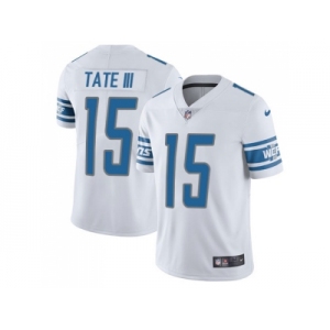 Nike Detroit Lions #15 Golden Tate III White Men's Stitched NFL Limited Jersey