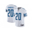 Nike Detroit Lions #20 Barry Sanders White Men's Stitched NFL Limited Jersey