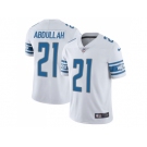 Nike Detroit Lions #21 Ameer Abdullah White Men's Stitched NFL Limited Jersey