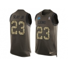 Nike Detroit Lions #23 Darius Slay JR Green Men's Stitched NFL Limited Salute To Service Tank Top Jersey