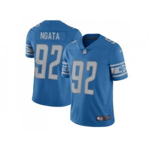 Nike Detroit Lions #92 Haloti Ngata Blue Team Color Men's Stitched NFL Limited Jersey