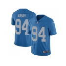 Nike Detroit Lions #94 Ziggy Ansah Blue Throwback Men's Stitched NFL Limited Jersey