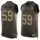 Nike Lions #59 Reggie Ragland Green Men's Stitched NFL Limited Salute To Service Tank Top Jersey