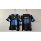 Women's Detroit Lions #20 Barry Sanders Black Vapor Football Stitched Jersey