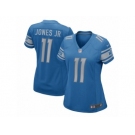 Women's Nike Detroit Lions #11 Marvin Jones Jr Game Light Blue Team Color NFL Jersey
