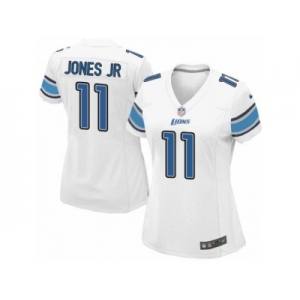 Women's Nike Detroit Lions #11 Marvin Jones Jr Game White NFL Jersey