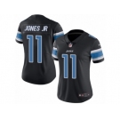 Women's Nike Detroit Lions #11 Marvin Jones Jr Limited Black Rush NFL Jersey