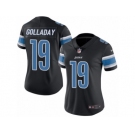 Women's Nike Detroit Lions #19 Kenny Golladay Limited Black Rush NFL Jersey