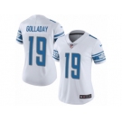 Women's Nike Detroit Lions #19 Kenny Golladay Limited White Vapor Untouchable NFL Jersey