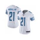 Women's Nike Detroit Lions #21 Ameer Abdullah White Stitched NFL Limited Jersey